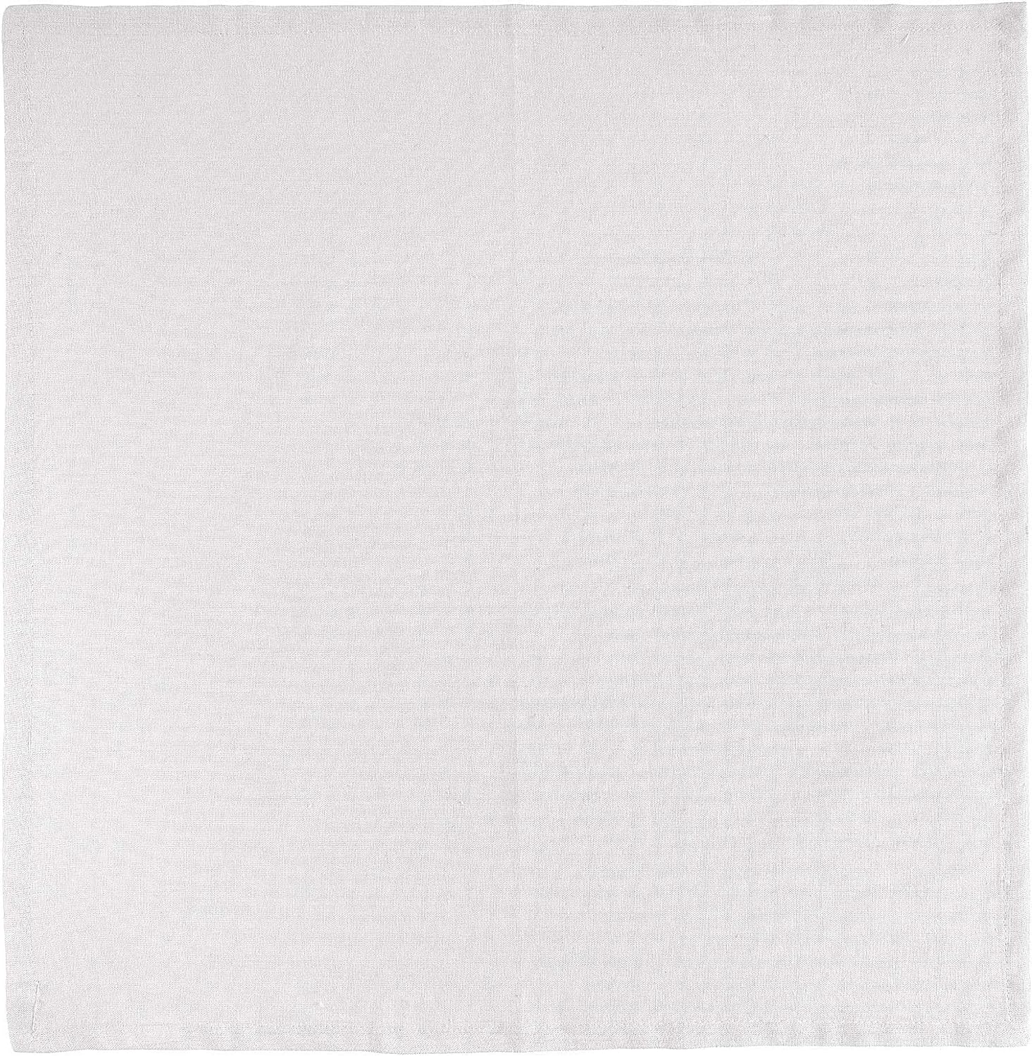 FINGERCRAFT Dinner Cloth Napkins, Cotton Linen Blend Fabric 12 Pack White Easter Special, Premium Quality, Mitered Corners for Every Day Use Napkins are Pre Shrunk and Good Absorbency White 7