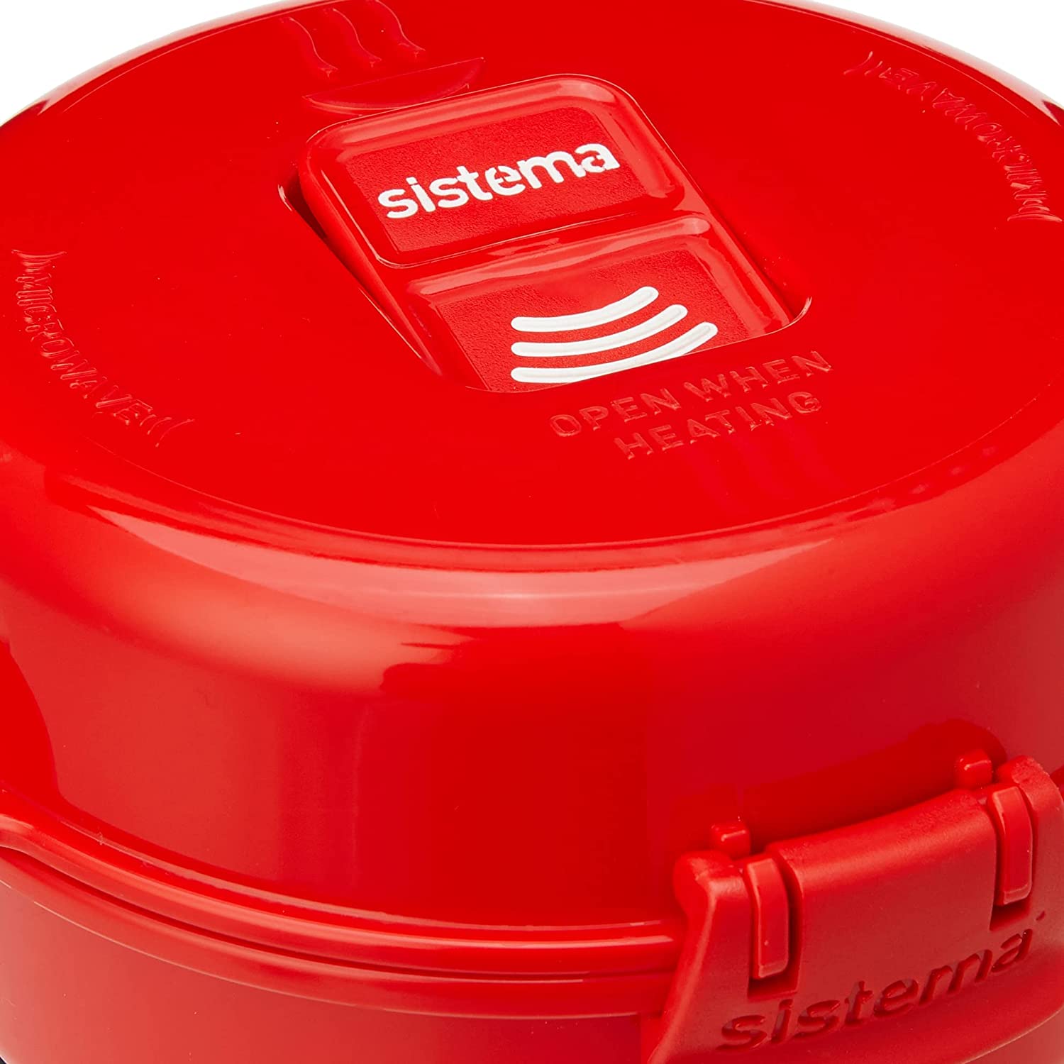 Sistema 1117ZS Microwave Egg Cooker, Easy Eggs, 271 ml, Red 3