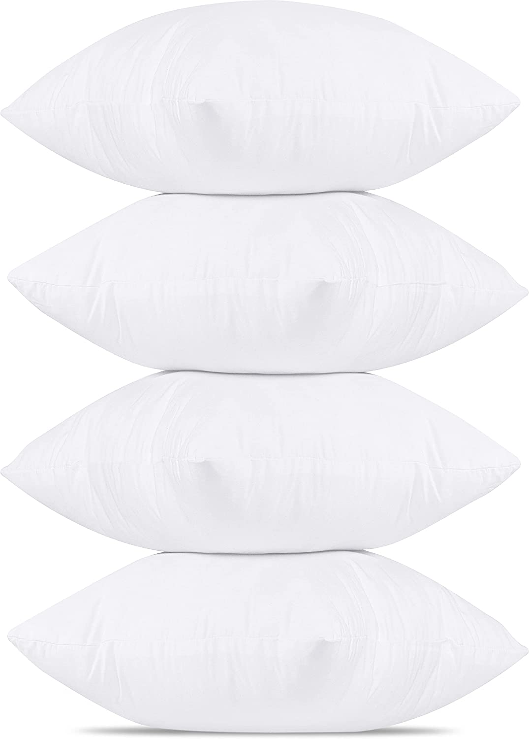 Bedding Cushion Inner Pads (Pack of 4) Cushion Stuffer Inserts, Cotton Blend Fabric 1