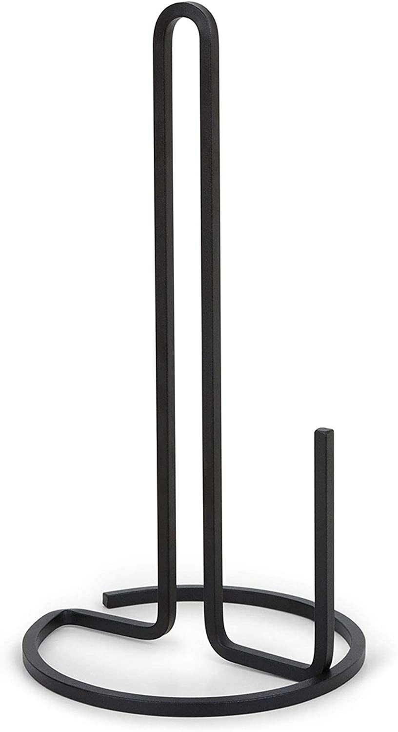 
Umbra Squire Stand-Up Paper Towel Holder with Bent Metal Wire Design and Black Finish for Kitchen or Bathroom 3