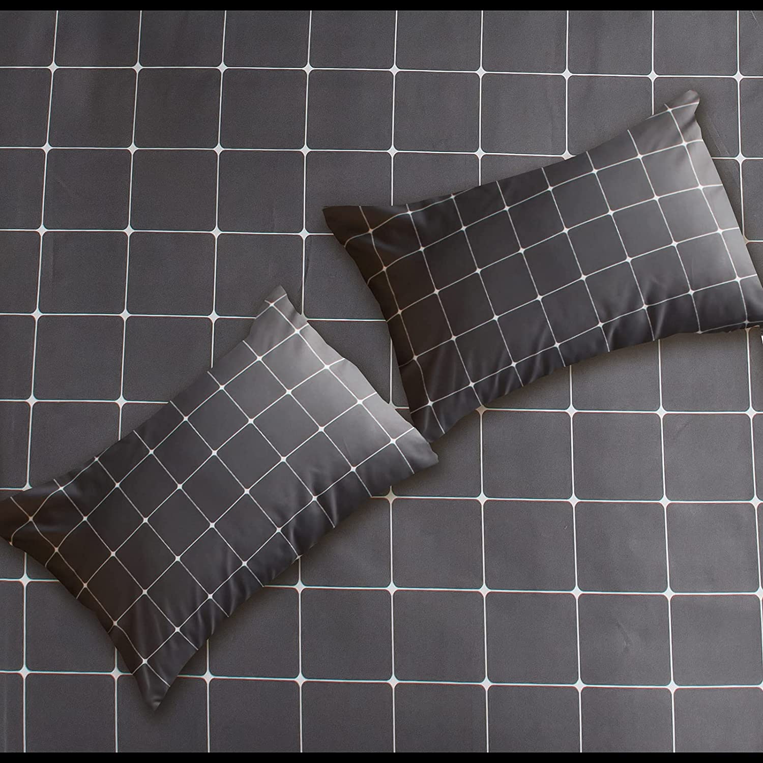 LAZZARO King Size Non-Iron Duvet Cover Bedding Set (3 Pieces with Zipper Closure + 2 Pillowcases) 6
