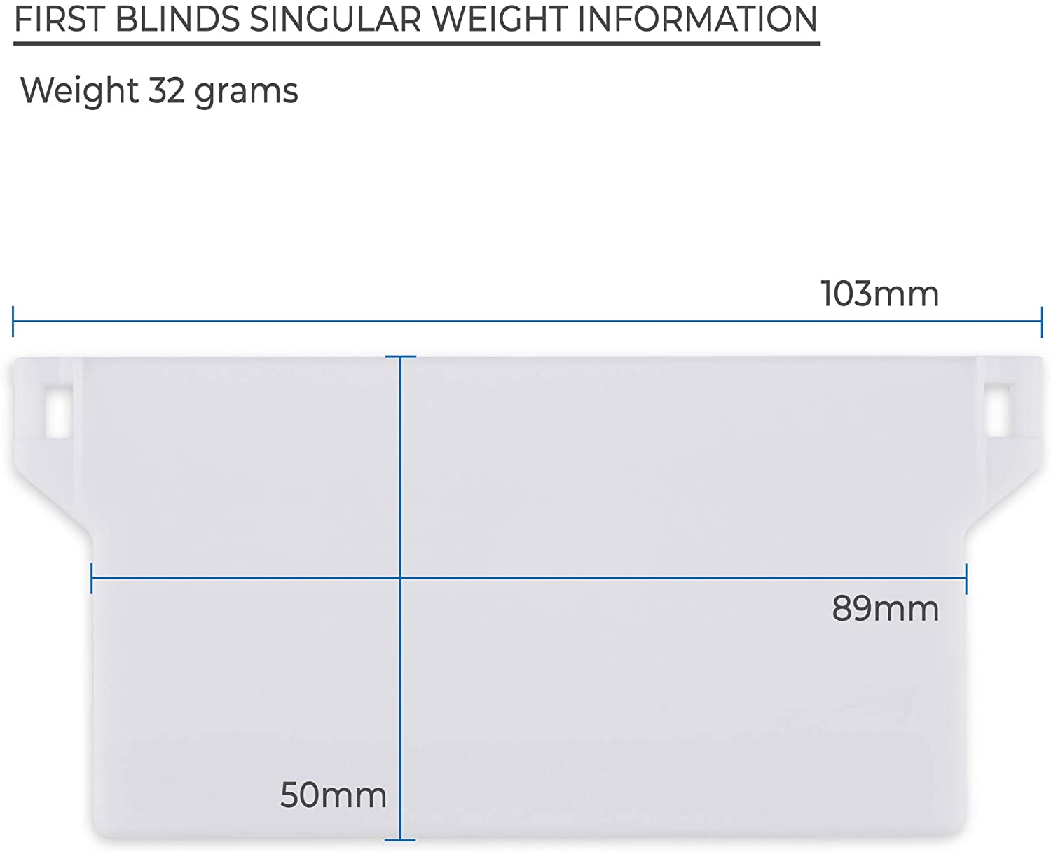 First Blinds 30-Piece Vertical Blind Set Replacement Spares: Bottom Weights and 6 Meter Chain, 89mm (3.5 Inches) 5