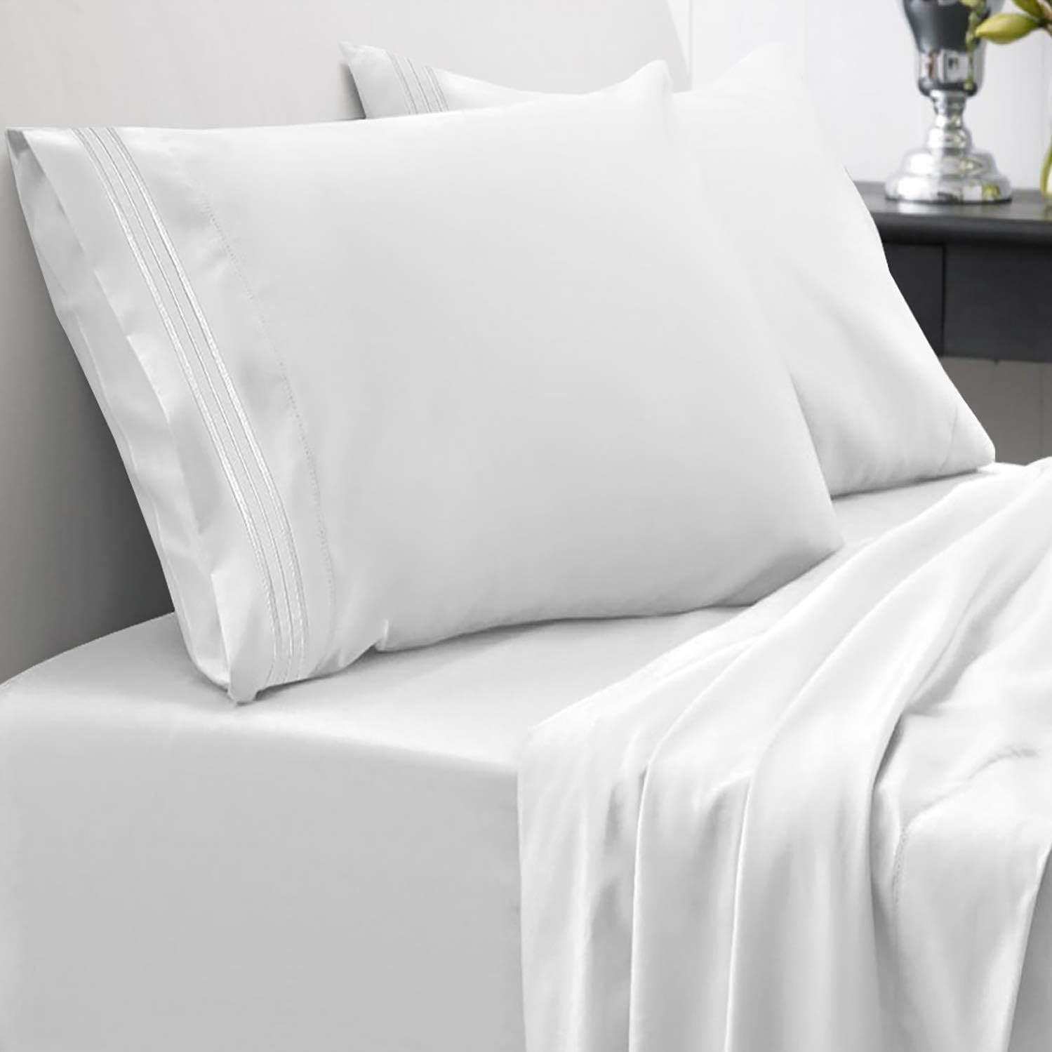 Utopia Bedding Fitted Sheet - Soft Brushed Microfiber - Deep