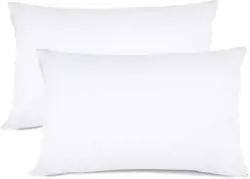 Hachette 100% Egyptian Cotton Pillowcases, 200 Thread Count (White)
