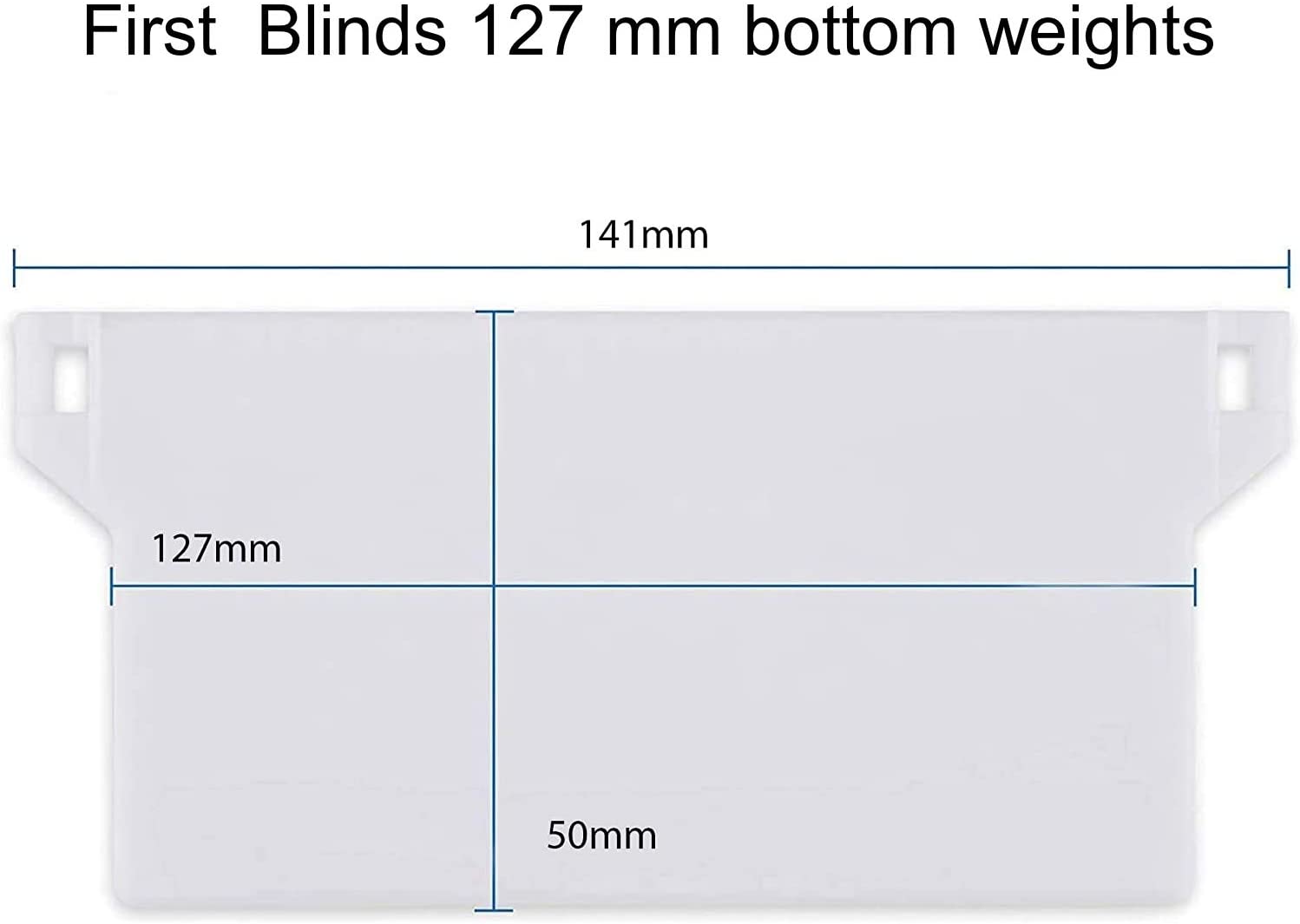 First Blinds Vertical Blind Spare Parts - 20 Bottom Weights, 127mm / 5 Inches 1