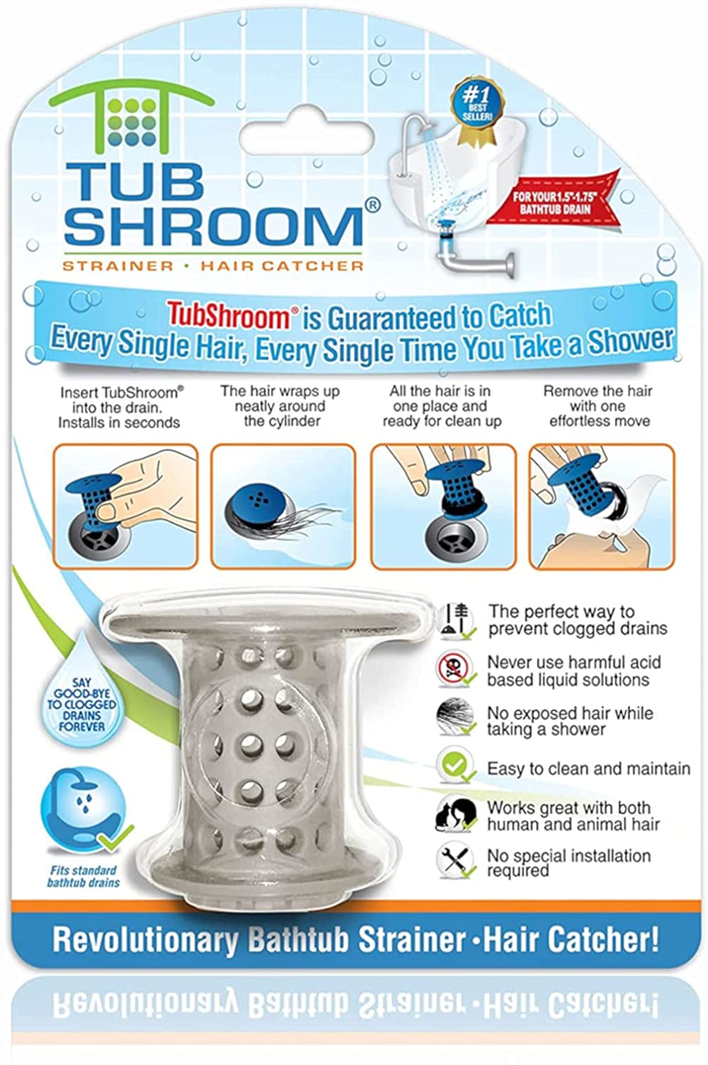 TubShroom Ultra plus StopShroom Plug Bundle 