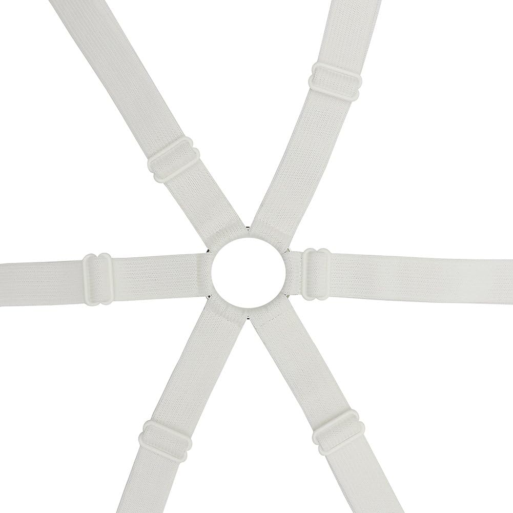 GrippersToweter Bed Sheet Strap Clips, 3-Way 6-Sided Adjustable