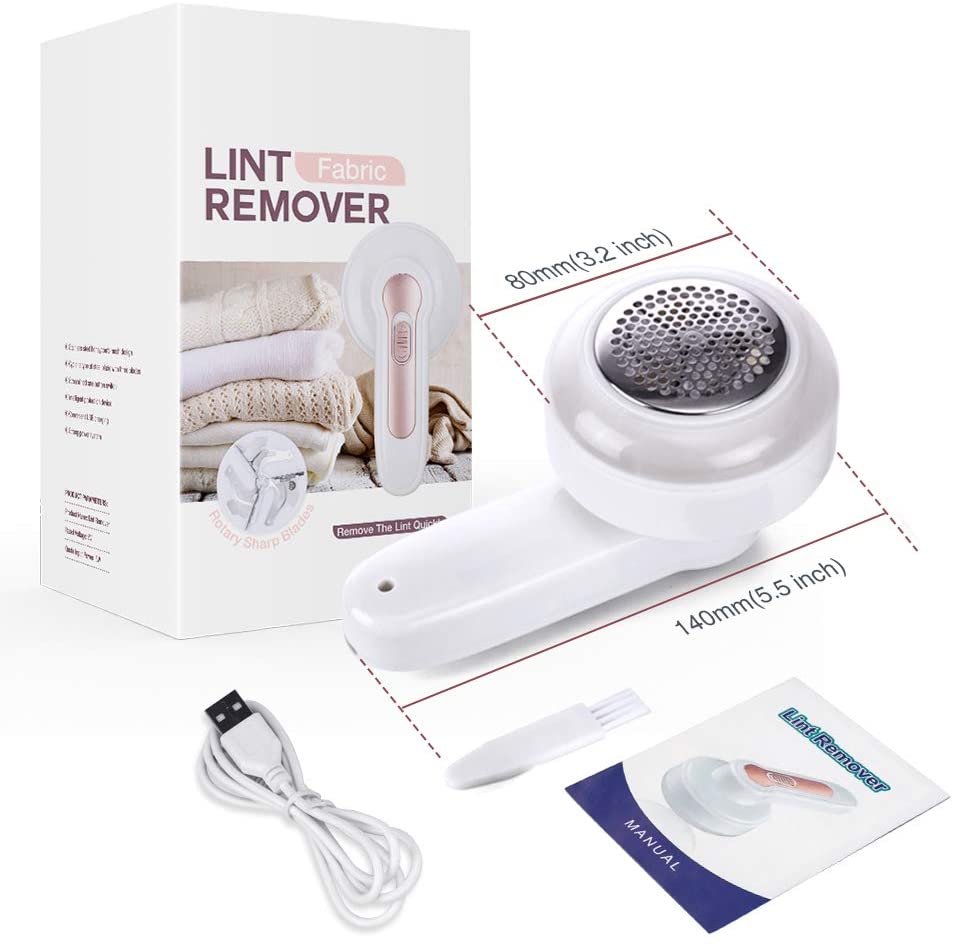 Fabric Shaver,Lint Remover,Portable Electric Sweater Shaver,Quickly and  Effectively Remove All Clothes Curtains Fluff Balls Bobbles,Retains Clothes