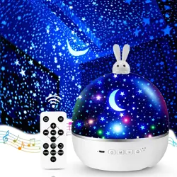 BoysOne Fire Night Light Kids Bluetooth Star Projector with 8 Films, 96 Lighting Modes, Remote Timer, and Sensory Lights for Bedroom Decor - Christmas Gifts for Girls and Boys