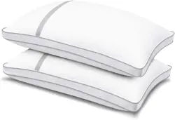 BedStory 2-Pack Standard-Size Pillows for Neck/Shoulder Pain, Dust Mite Resistant & Hypoallergenic, Ideal for Allergy Sufferers & Back/Stomach/Side Sleepers 42X70CM