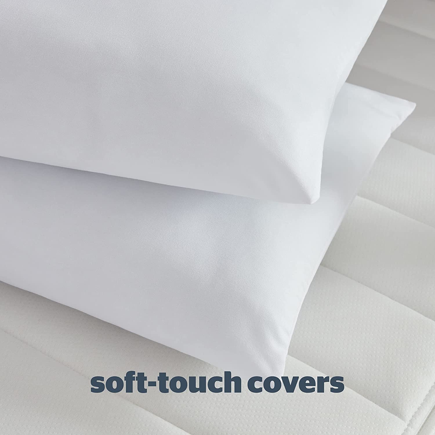 Pillows Pack of 4 – Medium Support Soft Bouncy Hotel Bed Pillows 4 Pack 3